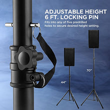 Load image into Gallery viewer, Pro Adjustable Pa Speaker Stands