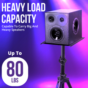 Starument Heavy Duty Studio Monitor Speaker Stands - 1 Pair